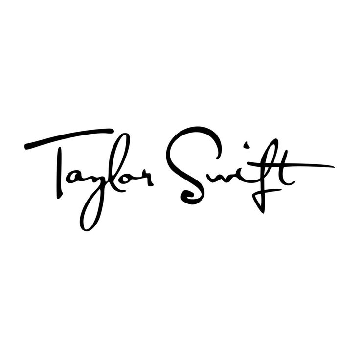 El logotipo musical de Taylor Swift